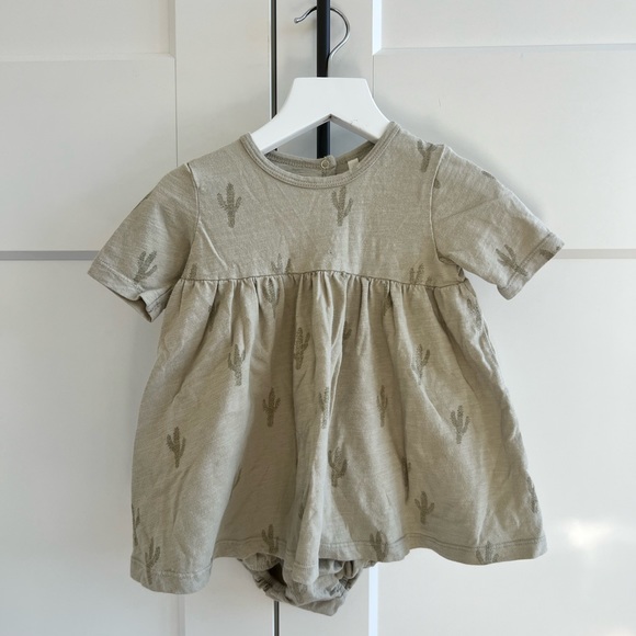 Rylee + Cru cactus dress and bloomers set - Picture 4 of 8